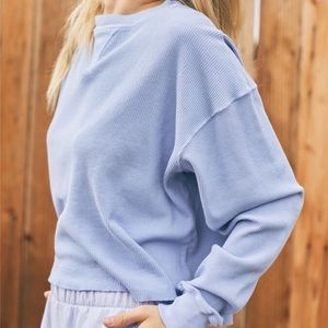 Brandy Melville John Galt Waffle Shirt